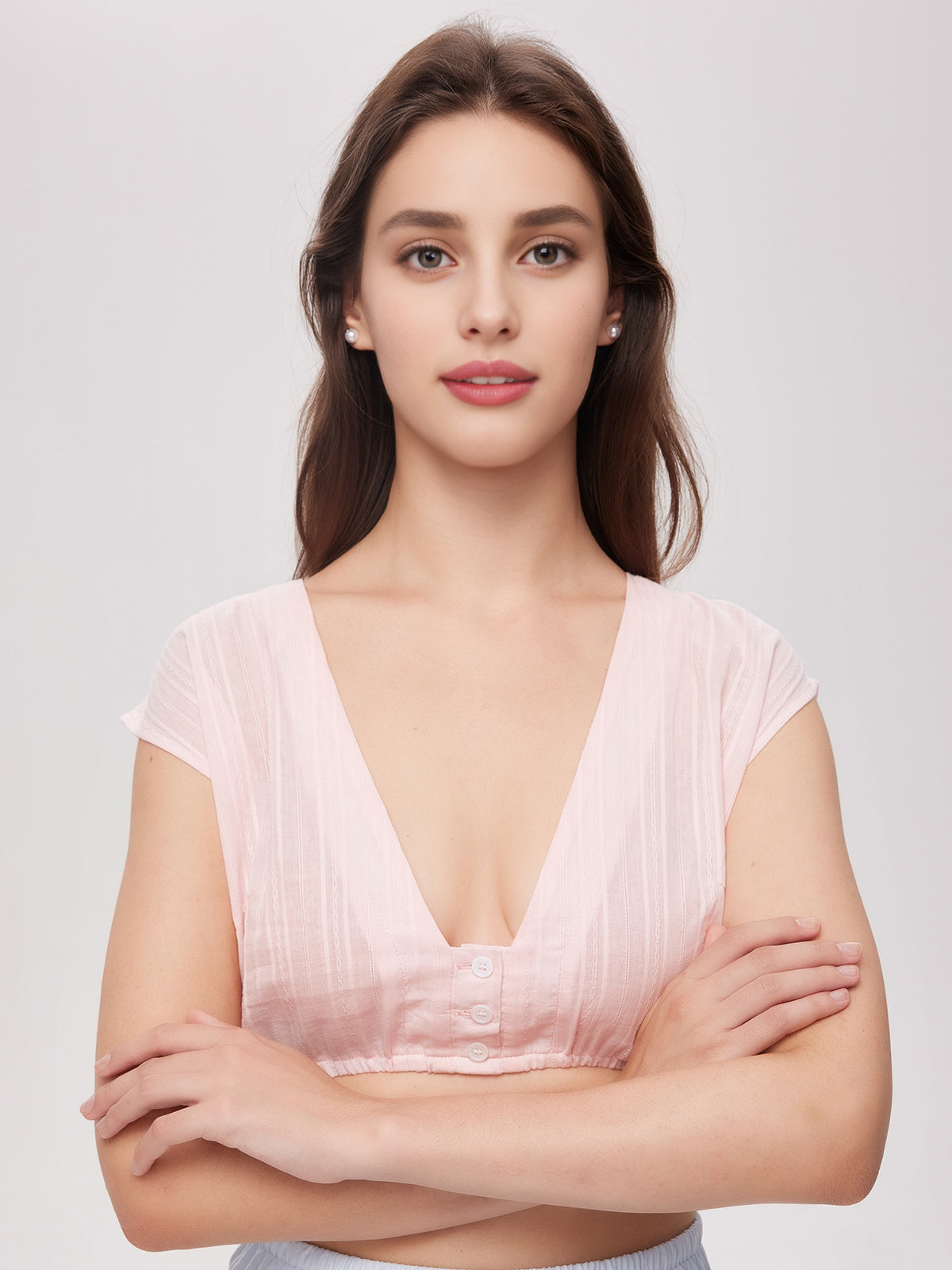 DIRNDLBLUSE - MILANA IN ROSA