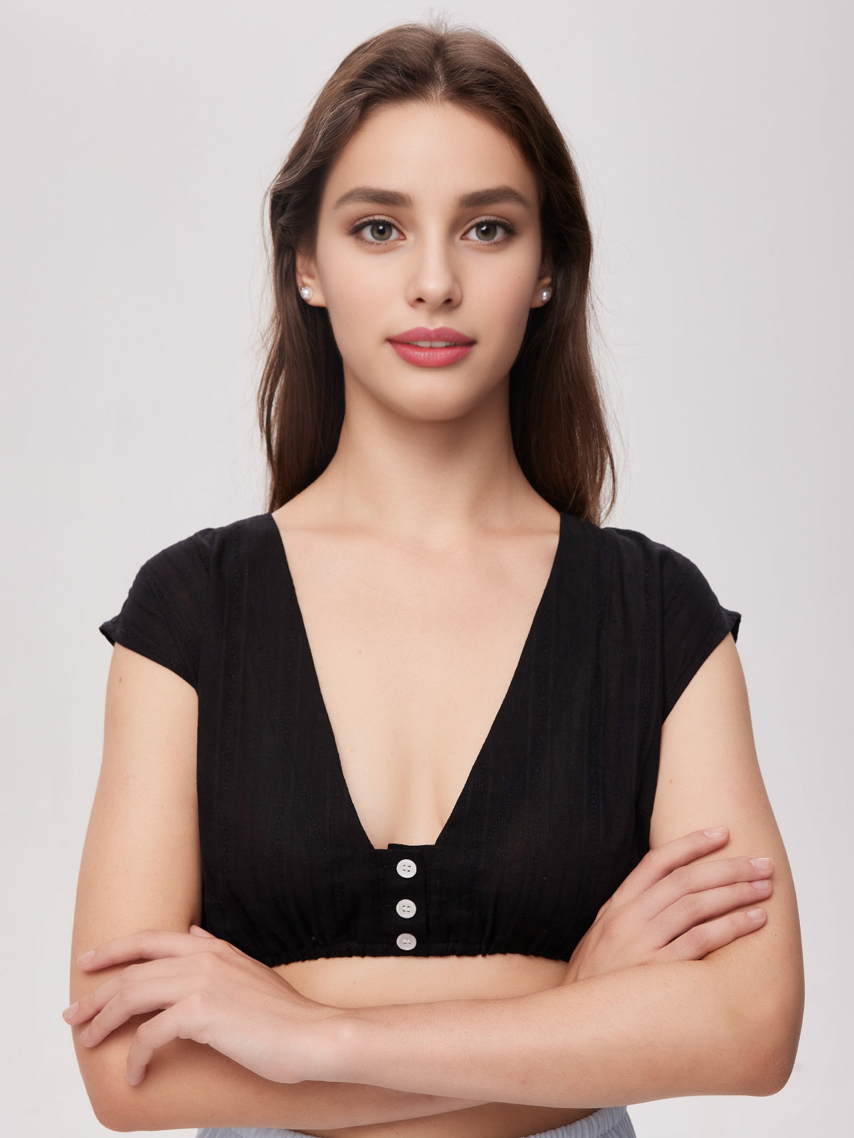 DIRNDLBLUSE - MILANA IN SCHWARZE